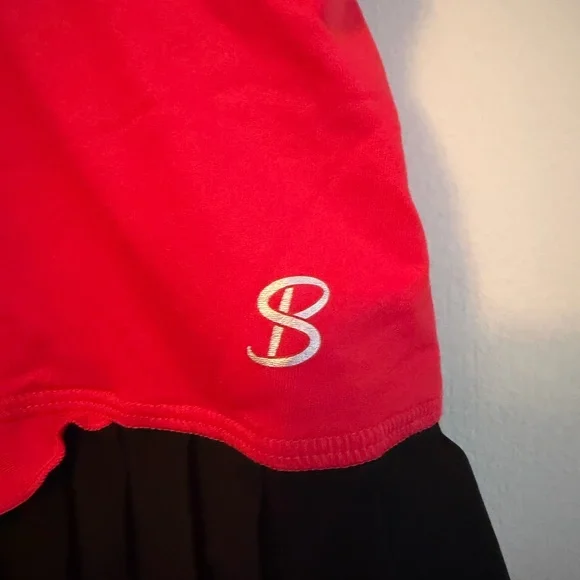 Sofibella Red and Black Women's Skort - Picture 3 of 4